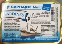 Sardines à l’huile d’olive vierge extra bio