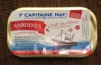 Sardines à l'ail, au citron et au persil bio