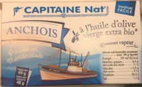 Anchois cuisson vapeur à l'huile d'olive