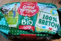Beurre moulé biologique doux