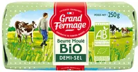 Beurre moulé biologique demi-sel