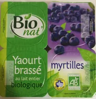 Yaourt Brassé Myrtilles