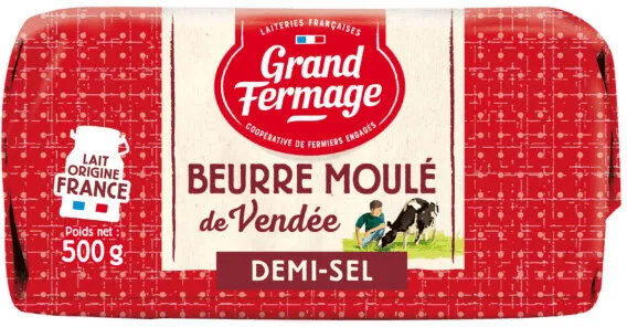 Beurre moulé de Vendée demi-sel