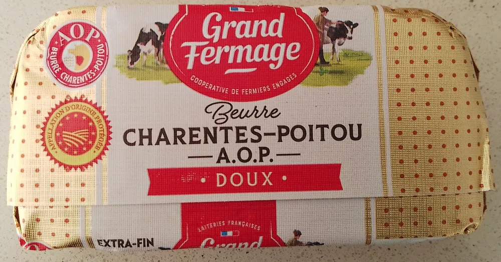 Beurre moulé AOP doux