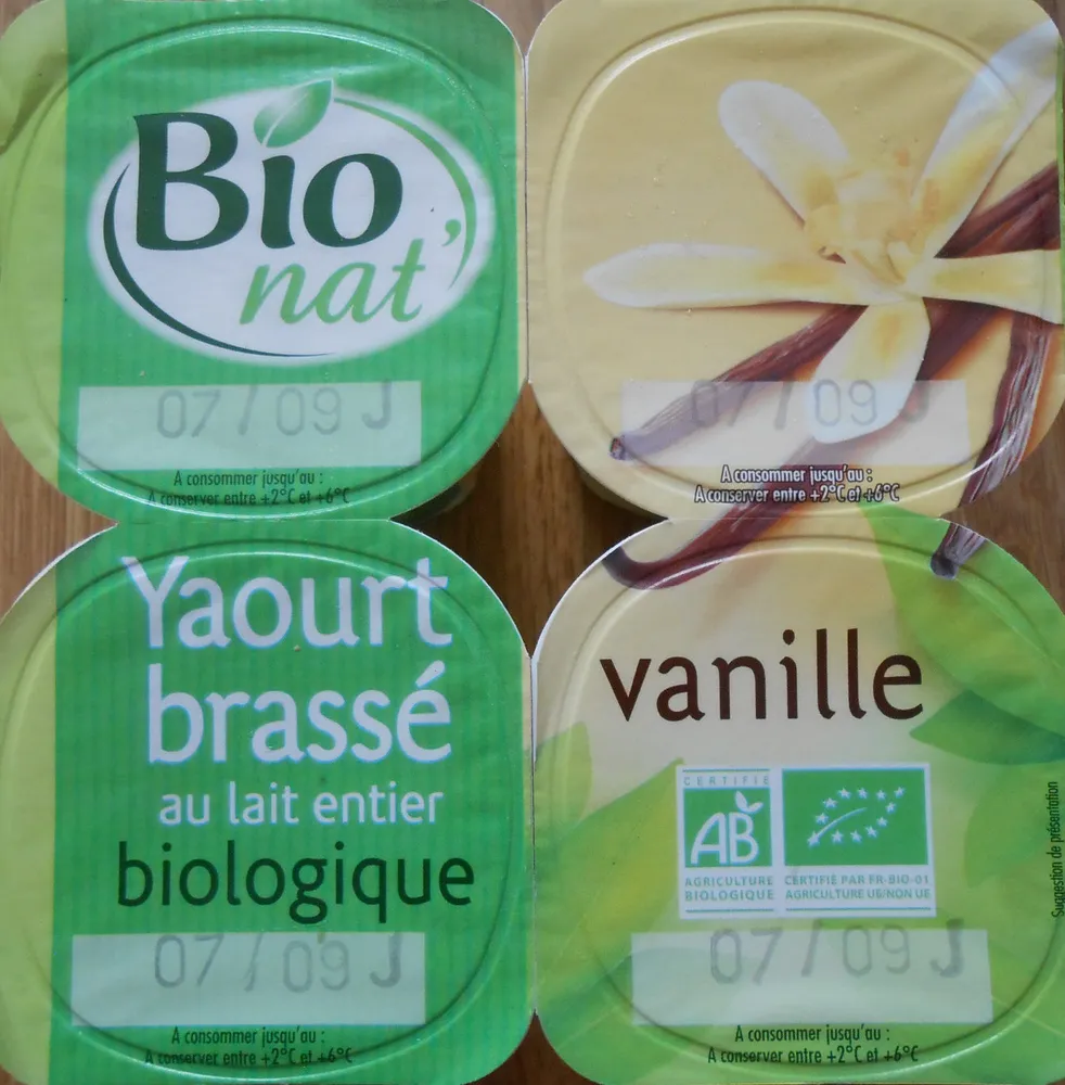 Yaourt brassé au lait entier