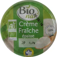 Crème fraîche épaisse 40 cl 30% de mat. gr. Bio nat'