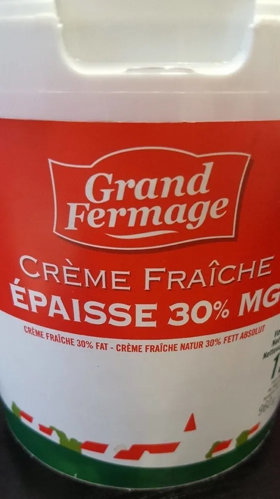 Crème Fraîche 30% En Seau