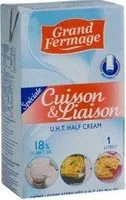 CREME UHT CUISSON ET LIAISON 18%