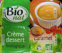Crème dessert caramel Bio