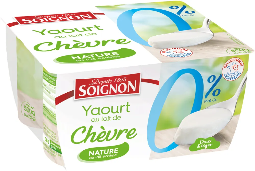 Yaourt chèvre nature 0%
