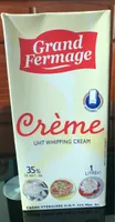 Crème UHT Whipping Cream
