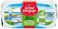 Beurre moulé biologique aux cristaux de sel de Mer de Noirmoutier