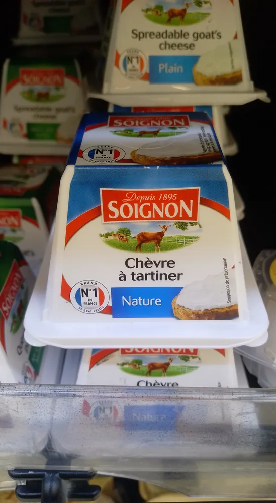 Chevre Pyramide Nature 140GR (6) Soignon