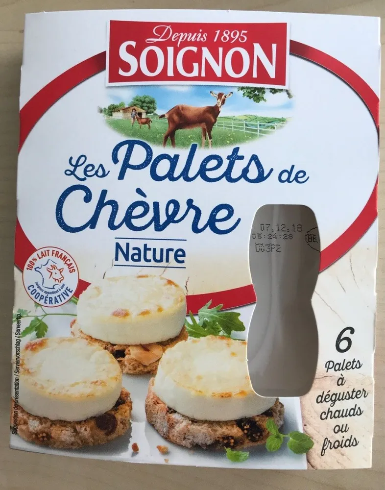 Les palets de chèvre Nature