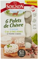 Les palets de chèvre aromatisés
