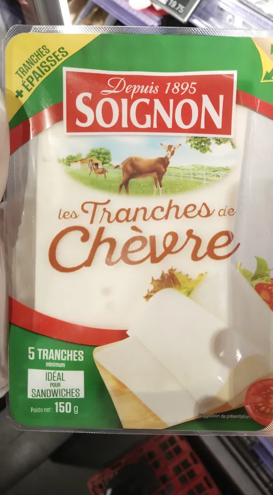 Tranches de chèvre