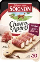 Les Bûchettes Chèvre & Speck fumé