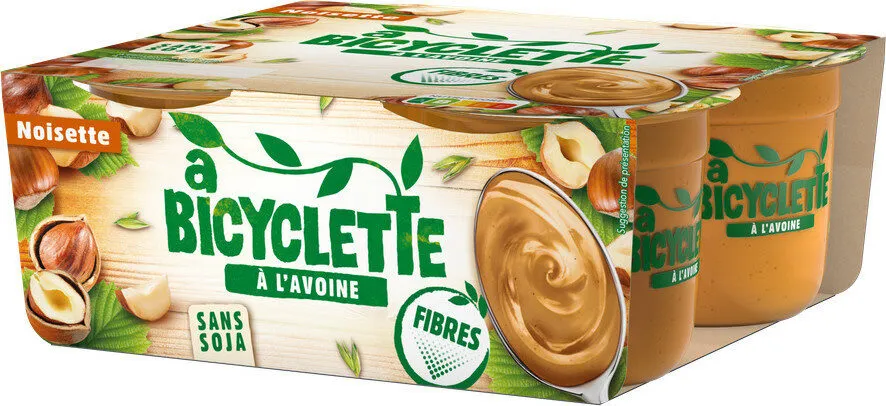 Dessert végétal noisette à l'avoine 4x100g