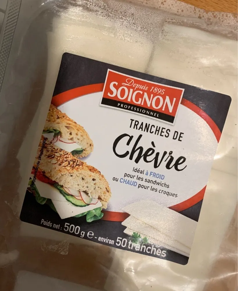 Tranches de chèvre