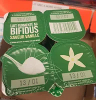 Lait fermenté au bifidus saveur vanille