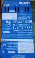 Yaourts nature au lait entier