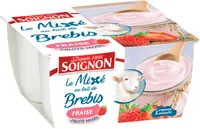 Le mixé au lait de brebis fraise