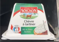 Chevre à tartiner ail et fines herbes