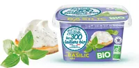 Fromage à tartiner bio au basilic infusé