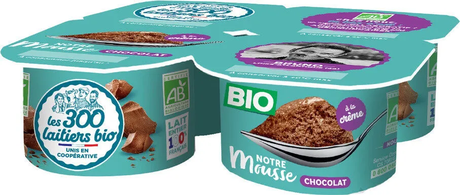 Notre mousse au chocolat