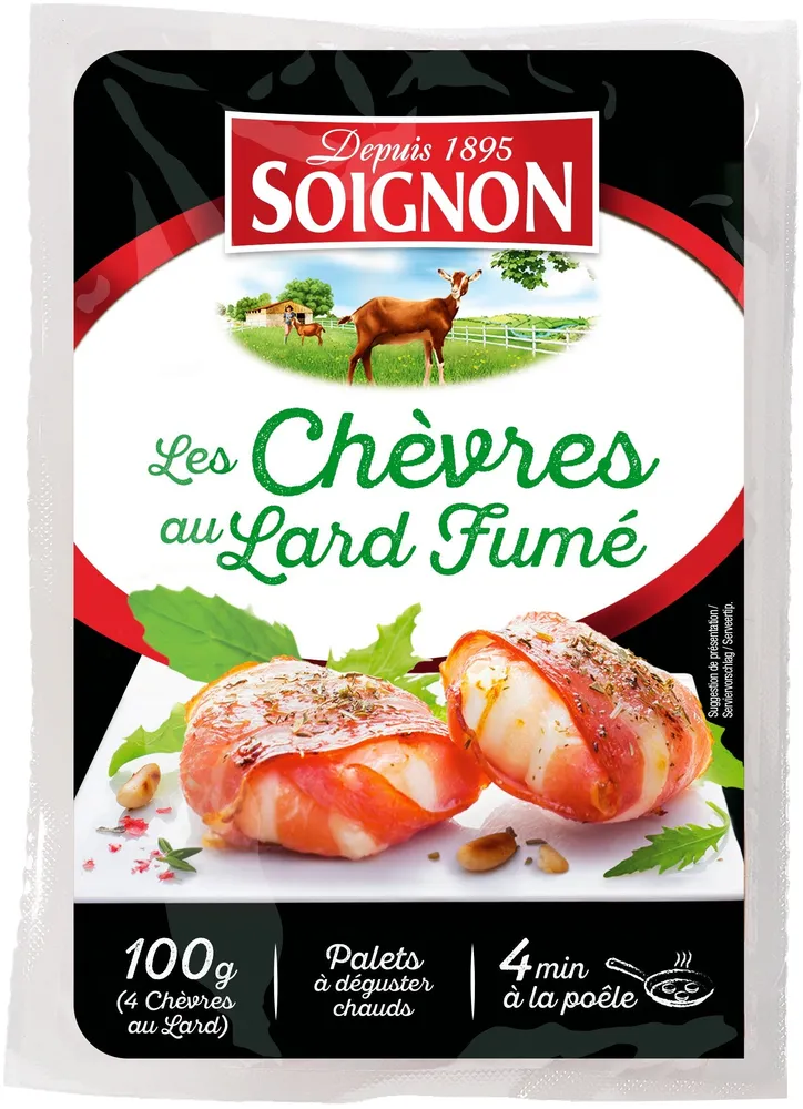 Chèvres au lard fumé