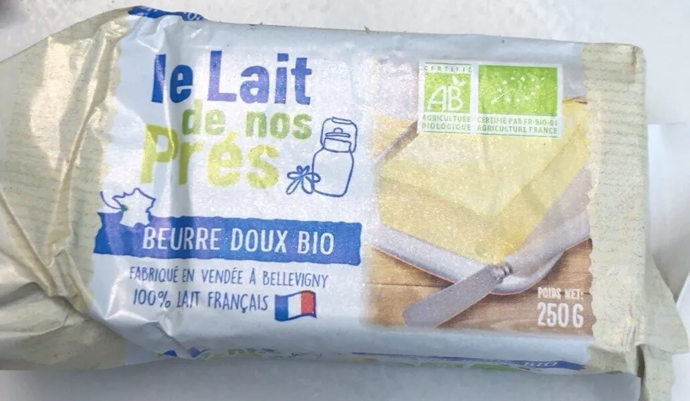 Beurre doux bio