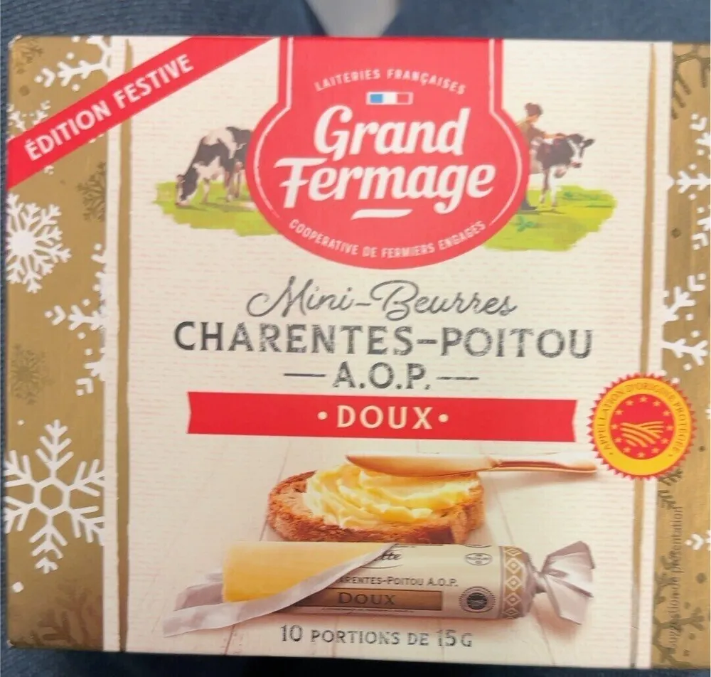 Mini-beurres Charentes-Poitou AOP doux, édition festive