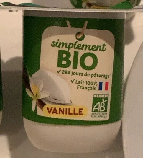 Yaourt vanille bio
