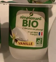 Yaourt vanille bio