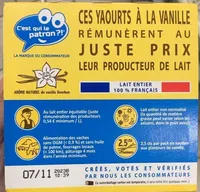 Yaourt vanille