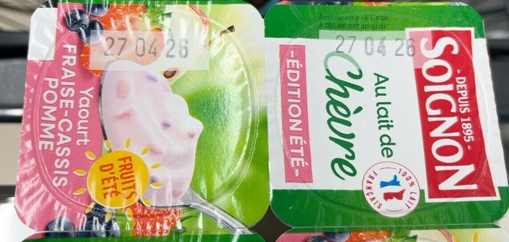 Yaourts au lait de chevre edition ete
