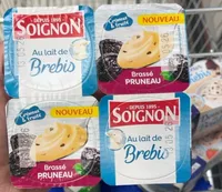 Yaourt au lait de brebis brassé pruneau