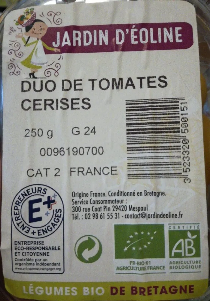 Duo de tomates cerises