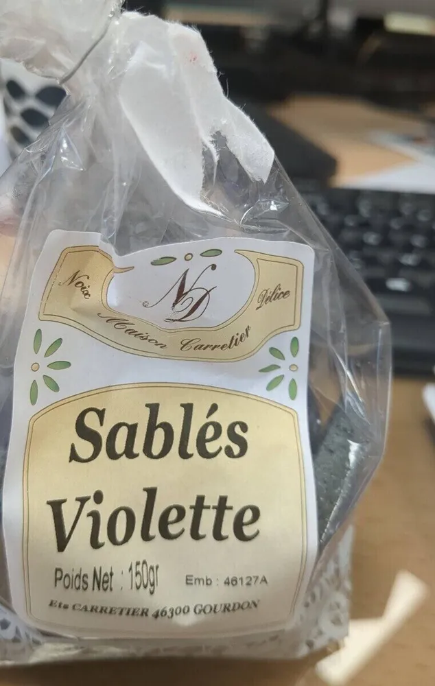Sablés violette