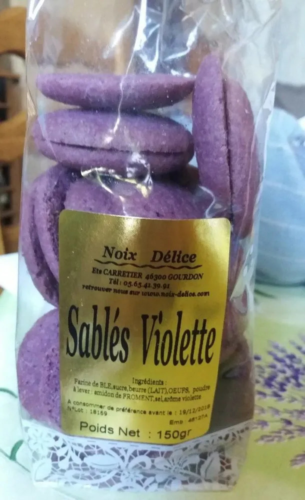 Sablés Violette