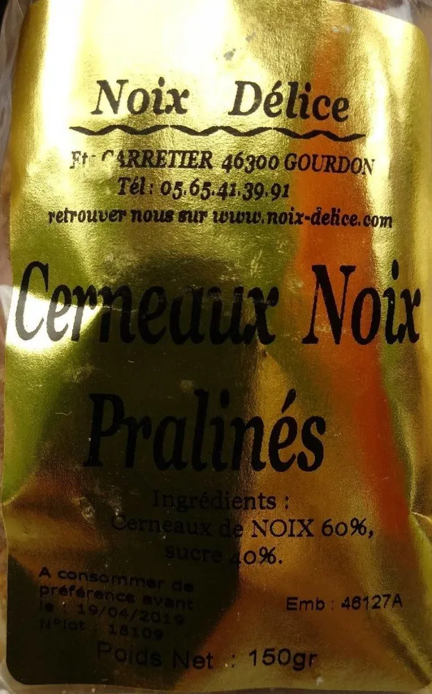 Cerneaux de noix pralinés