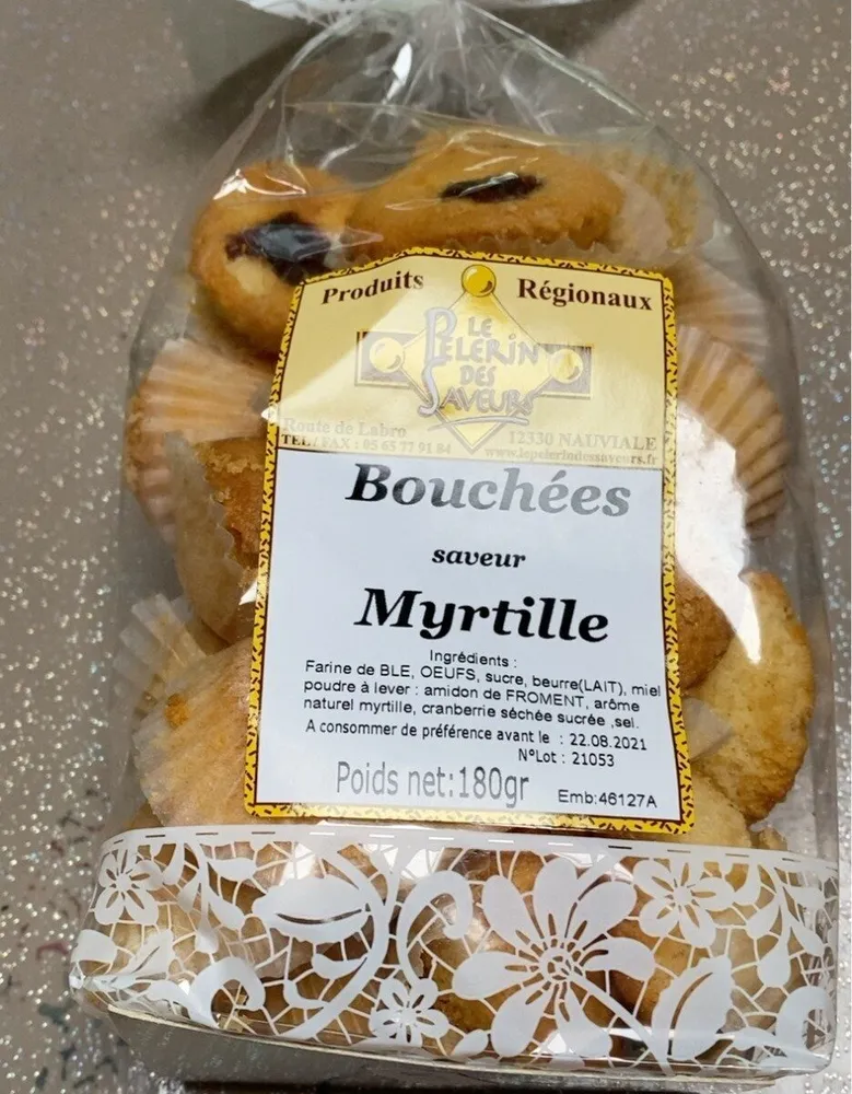 Bouchees saveur myrtille