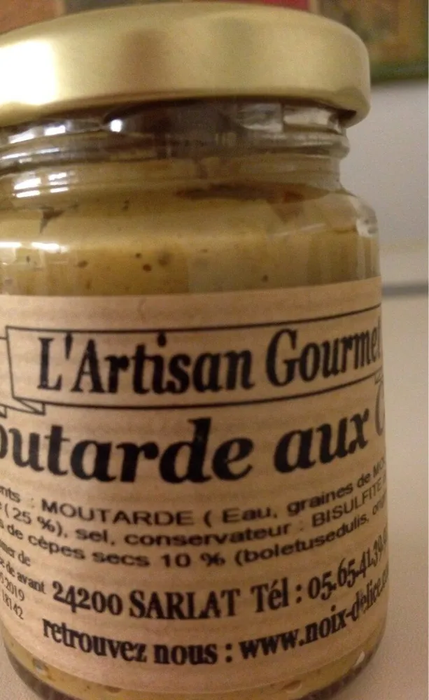 Moutarde  aux cepes