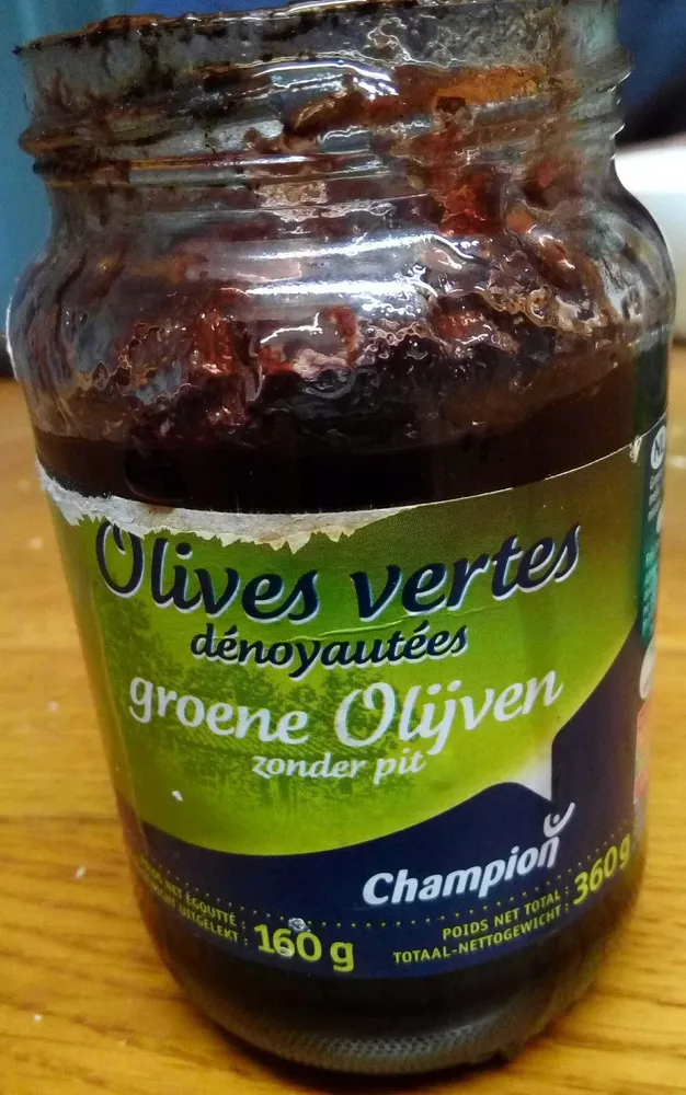 Olives vertes dénoyautées