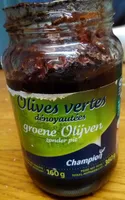 Olives vertes dénoyautées