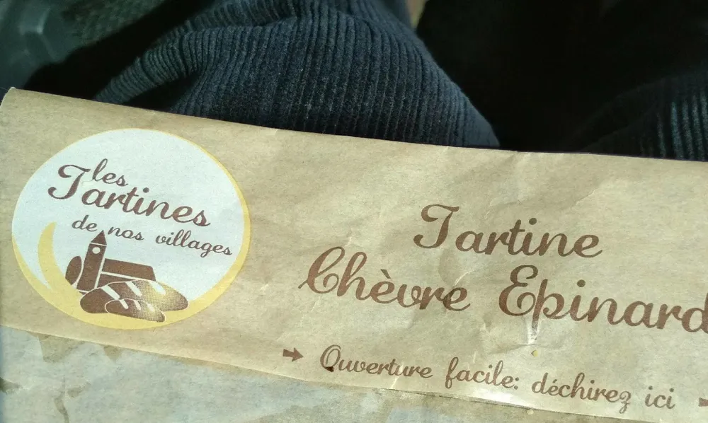 Tartine Chèvre Épinards