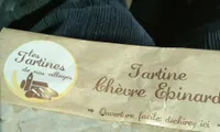 Tartine Chèvre Épinards