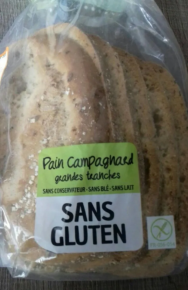 Pain campagnard sans gluten