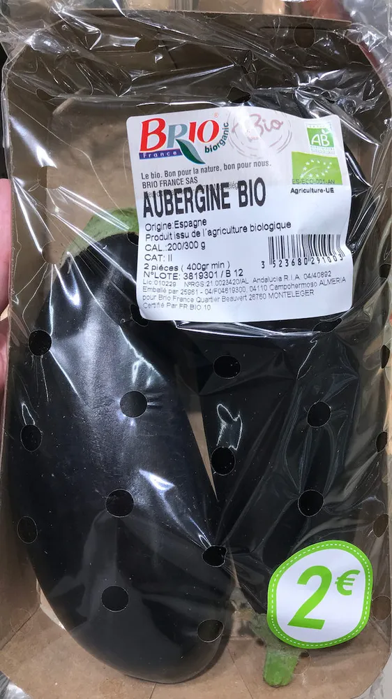Aubergine bio