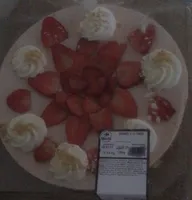 Vavarois a la fraise